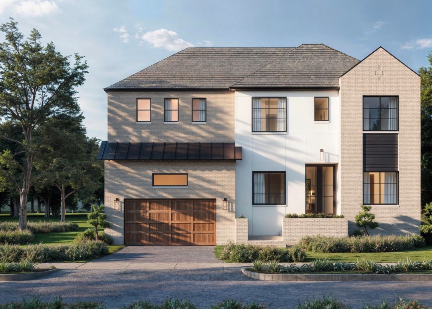 4035 Merrick Street Houston, TX 77025 - Photo 2 of 7 Rendering of a Scale Design + Build home