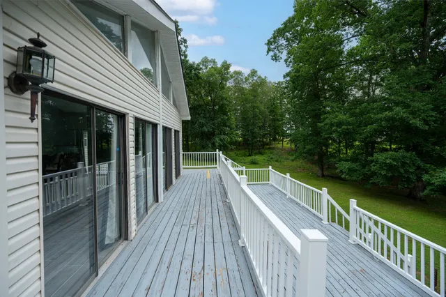 a view of balcony and deck