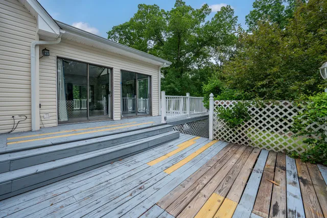 a house view with a seating space