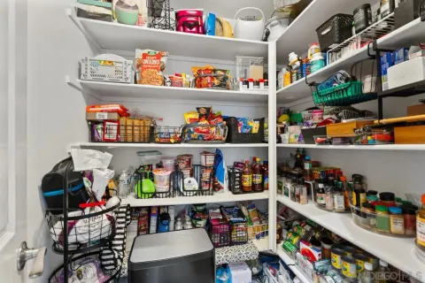 a view of storage and utility room