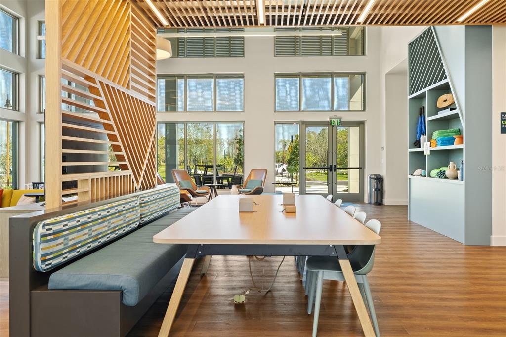 11430 Gallatin Trail Parrish, FL 34219 - Photo 75 of 79 a view of a dining room with furniture and a large window