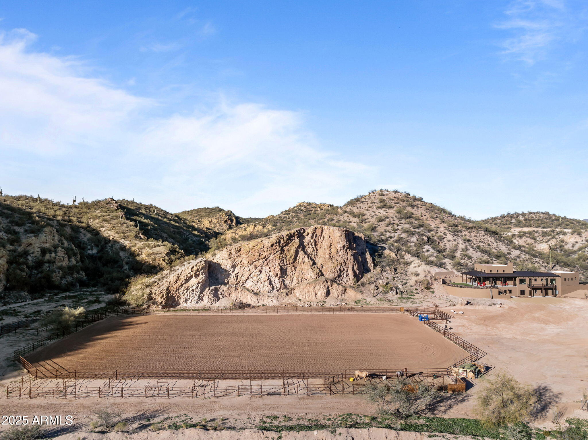 30100 Walter Road Wickenburg, AZ 85390 - Photo 9 of 66 a view of a house with a mountain