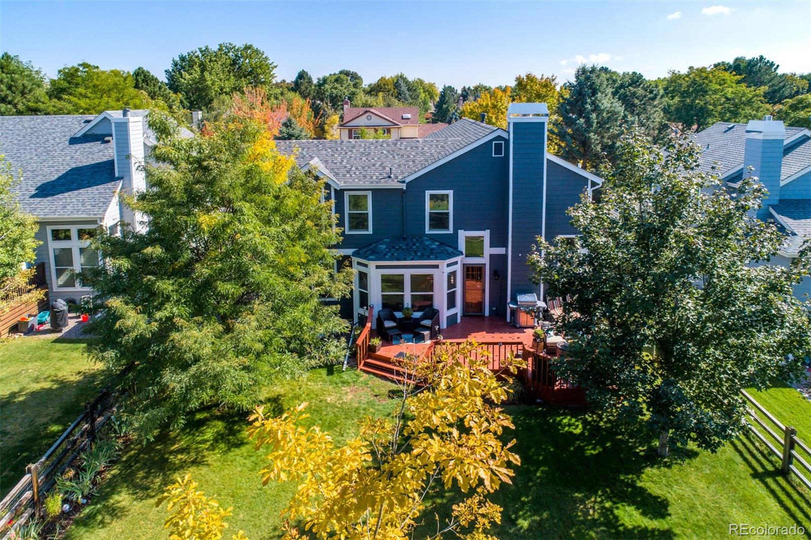 10037 Hooker Street Westminster, CO 80031 - Photo 38 of 40 an aerial view of a house with swimming pool garden and patio