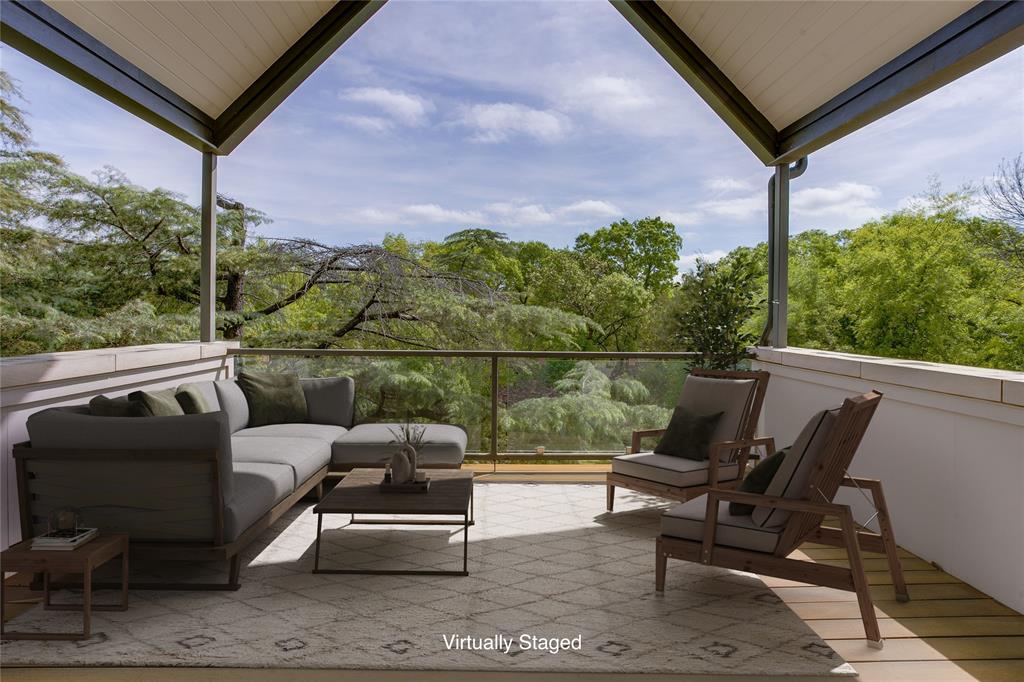48 Ash Bluff Lane Dallas, TX 75248 - Photo 34 of 40 a view of a roof deck with furniture