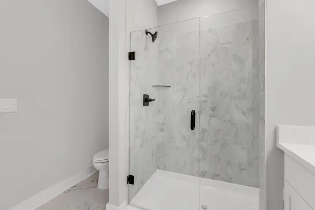 an outdoor view with patio