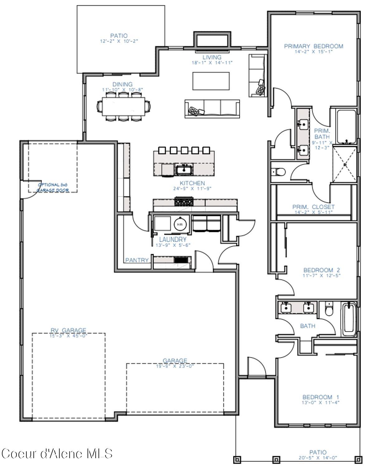 11780 North Woolridge Way Rathdrum, ID 83858 - Photo 5 of 5 Olympia floor plan 2,100sqft
