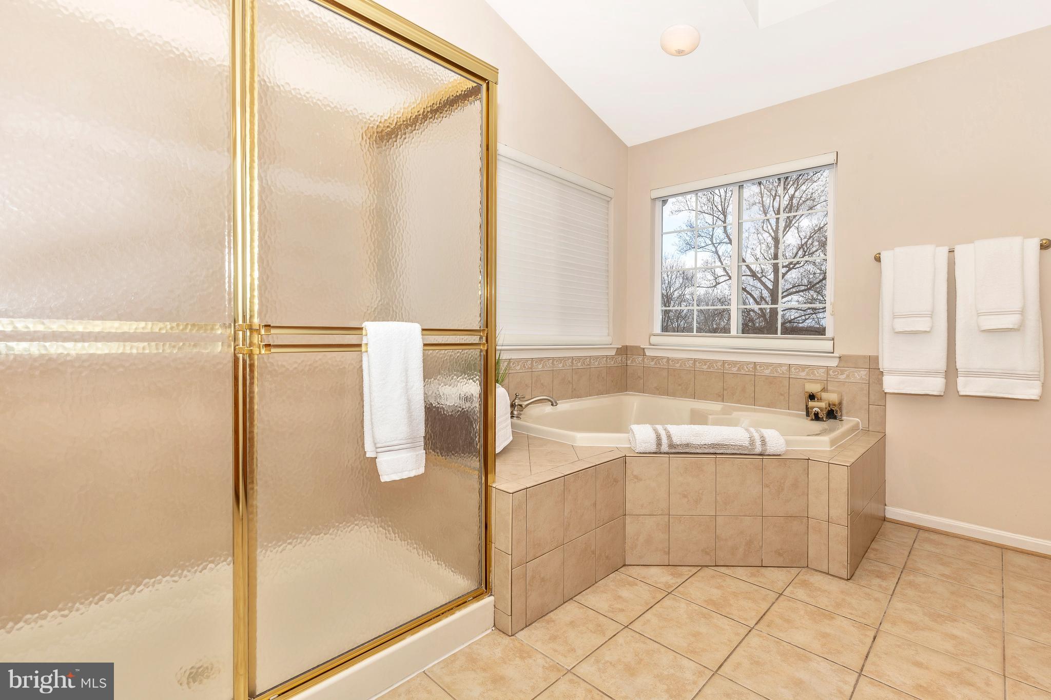 14513 Bubbling Spring Road Boyds, MD 20841 - Photo 26 of 57 a bathroom with a tub a sink and a shower