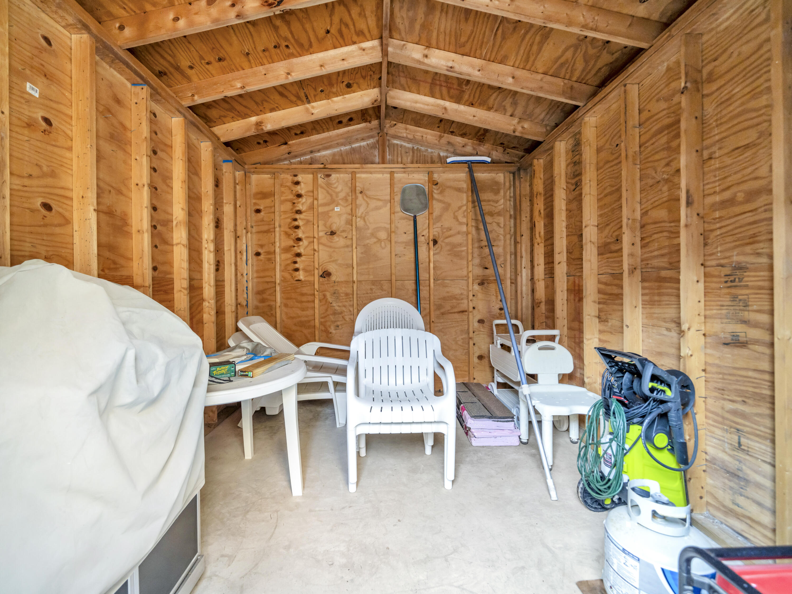 419 Pelican Circle Inlet Beach, FL 32461 - Photo 25 of 29 Inside storage shed