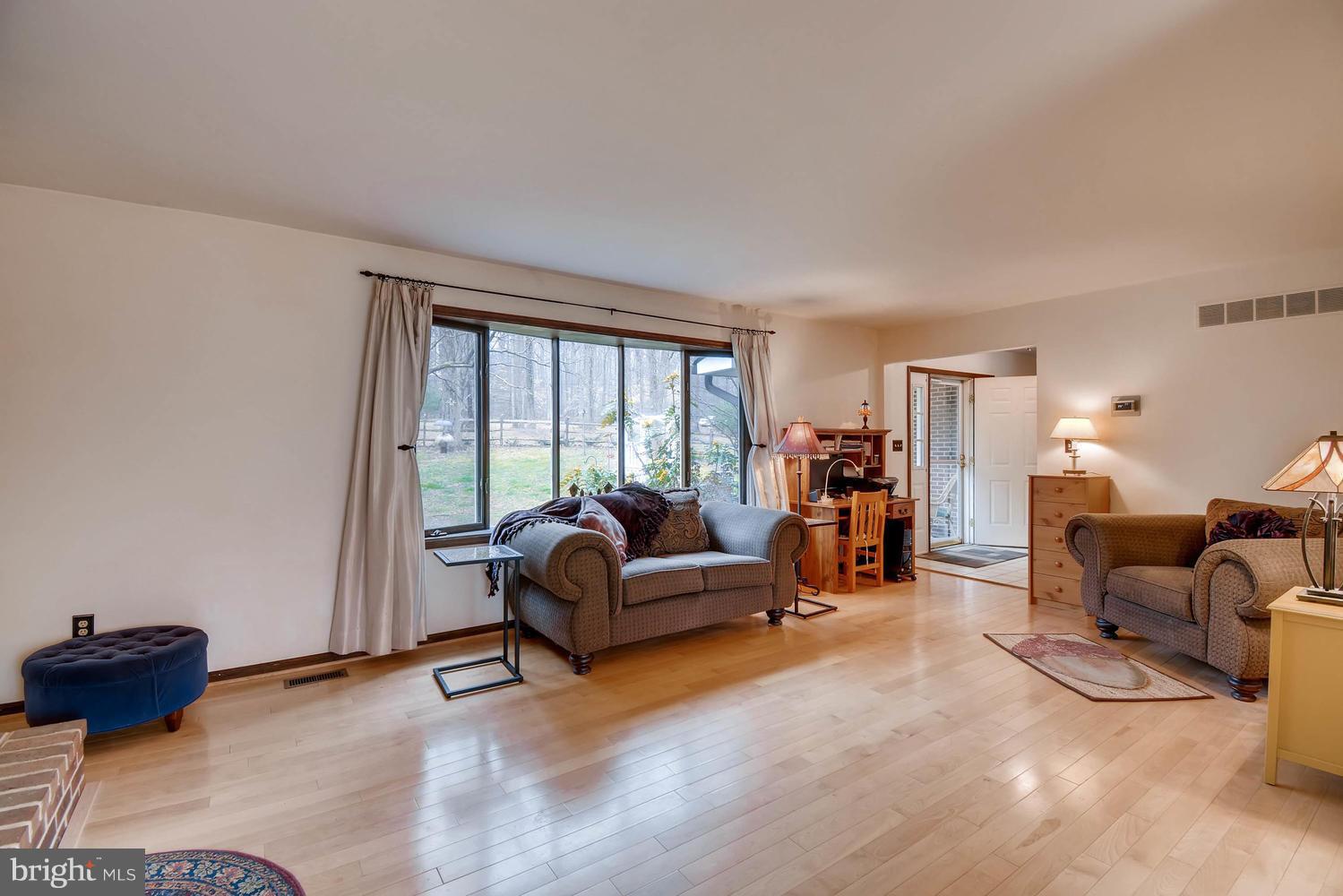1519 Crestview Road Joppa, MD 21085 - Photo 6 of 28 Living Room w/open bay window /HW flooring