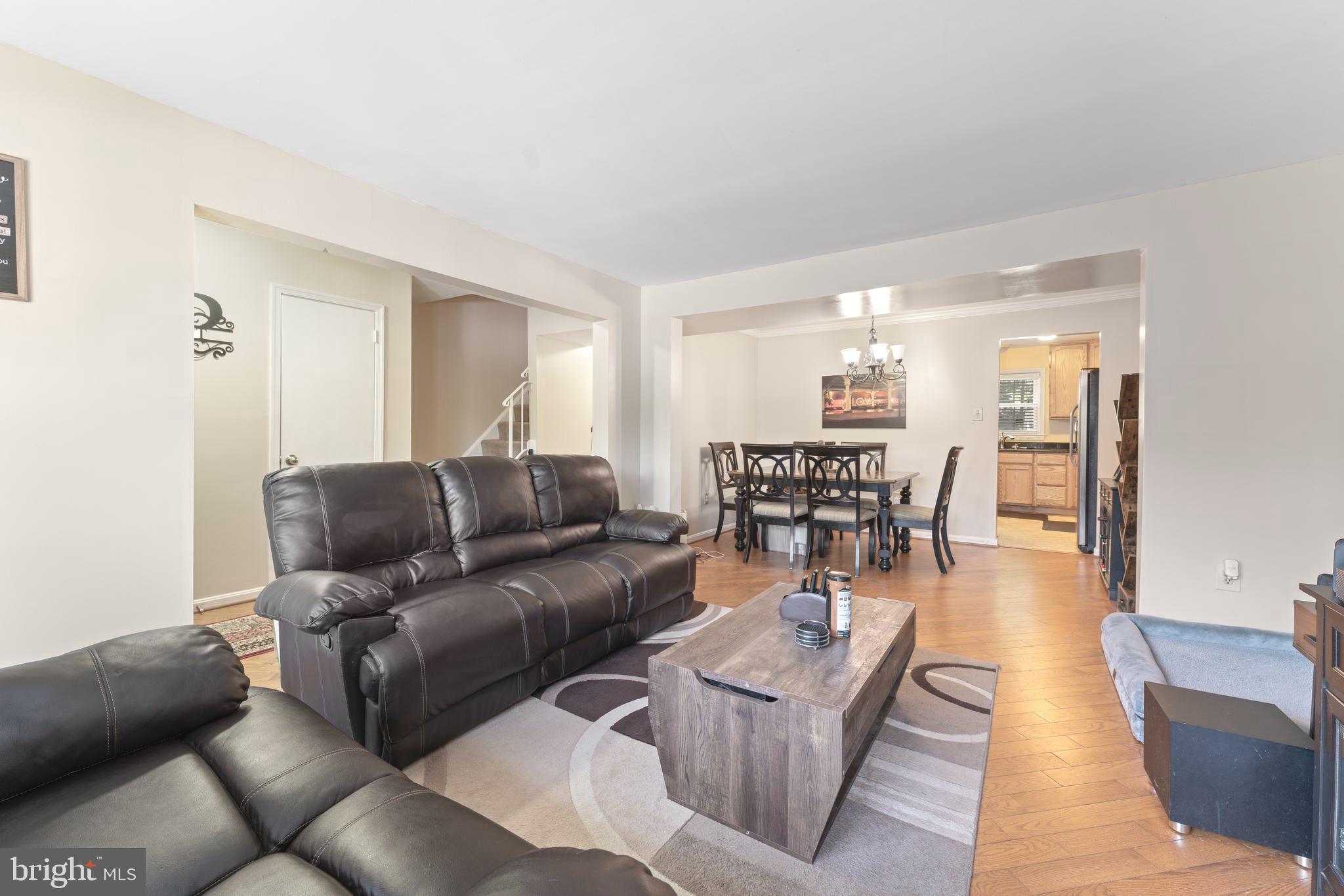 8054 Powderbrook Lane Springfield, VA 22153 - Photo 2 of 29 Hardwood floors in living, dining and foyer