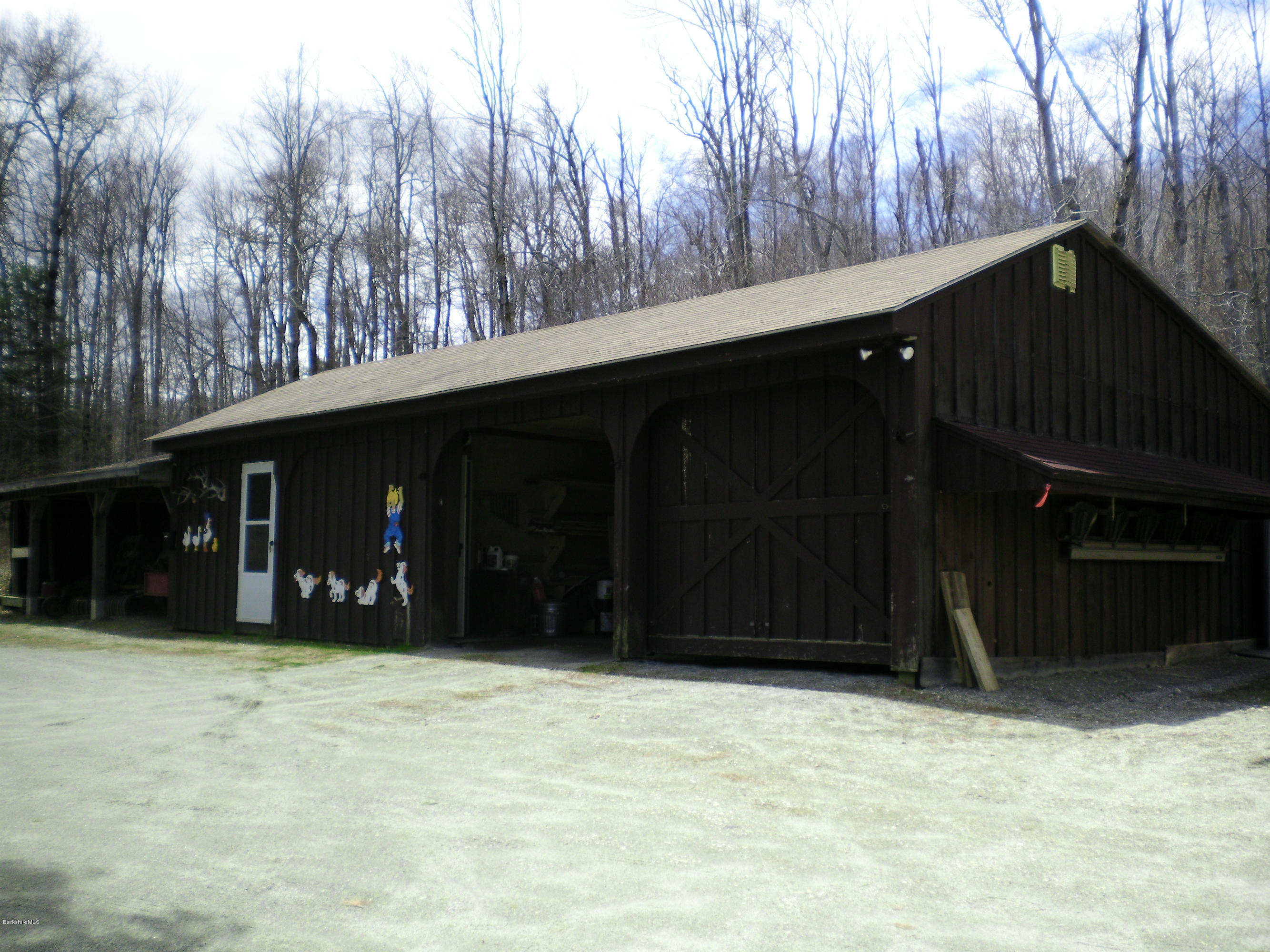 104 Middlefield Road Peru, MA 01235 - Photo 13 of 29 a view of a black door