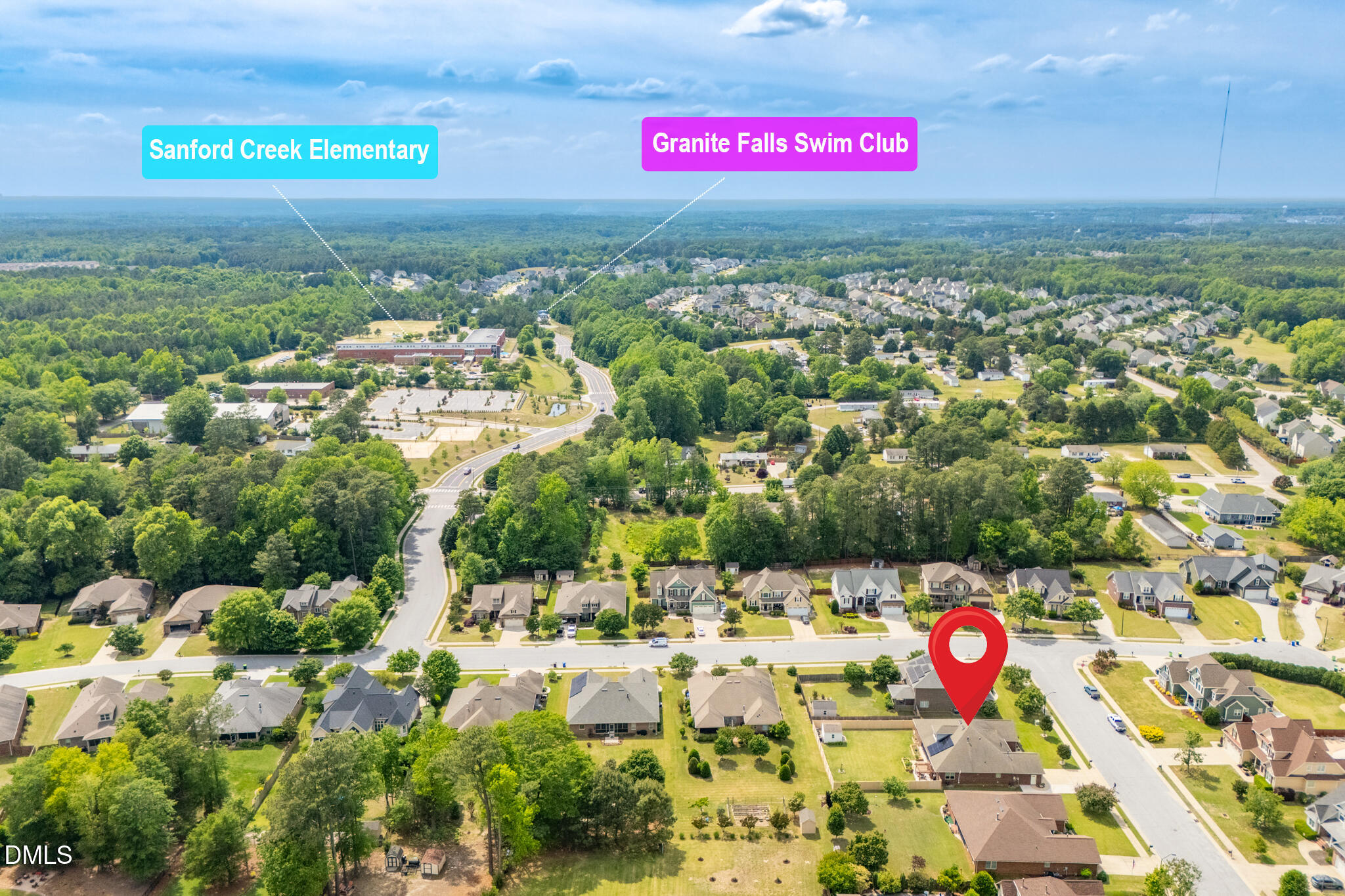 304 Woodlief Farm Road Rolesville, NC 27571 - Photo 46 of 51 Location to DTR
