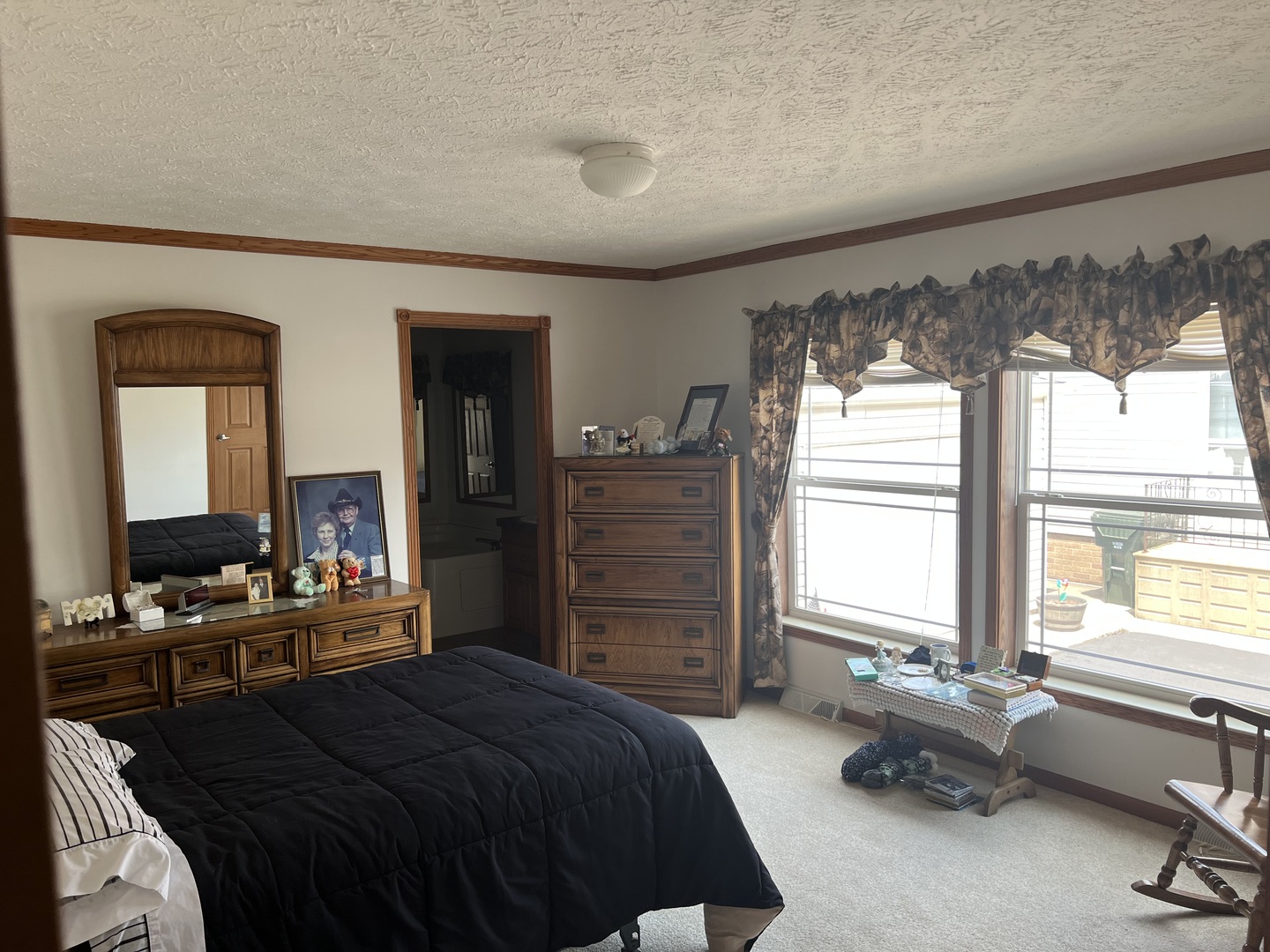 405 James Road Elwood, IL 60421 - Photo 12 of 27 a bedroom with furniture and a large window