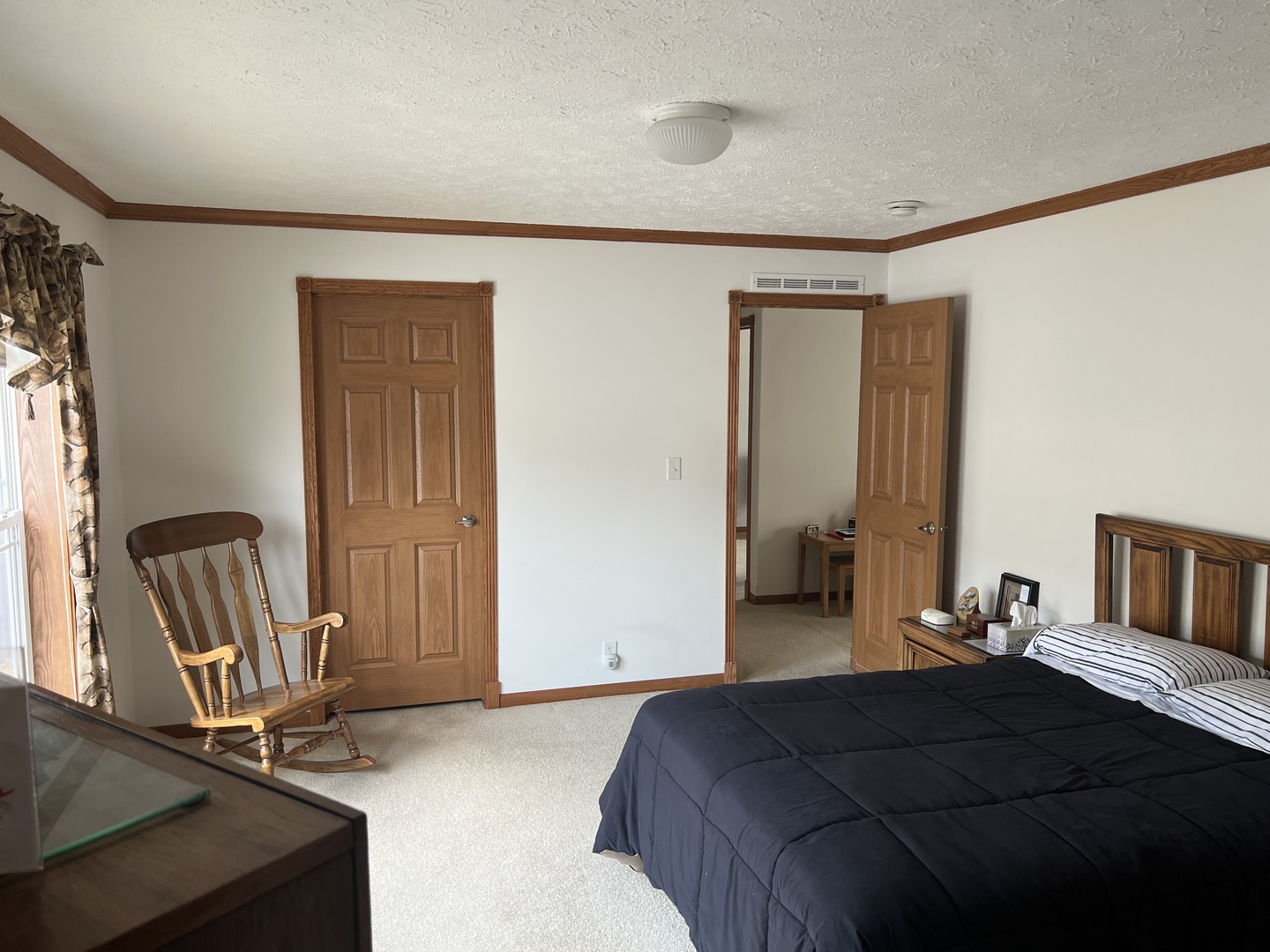 405 James Road Elwood, IL 60421 - Photo 13 of 27 a bedroom with a bed and a chair
