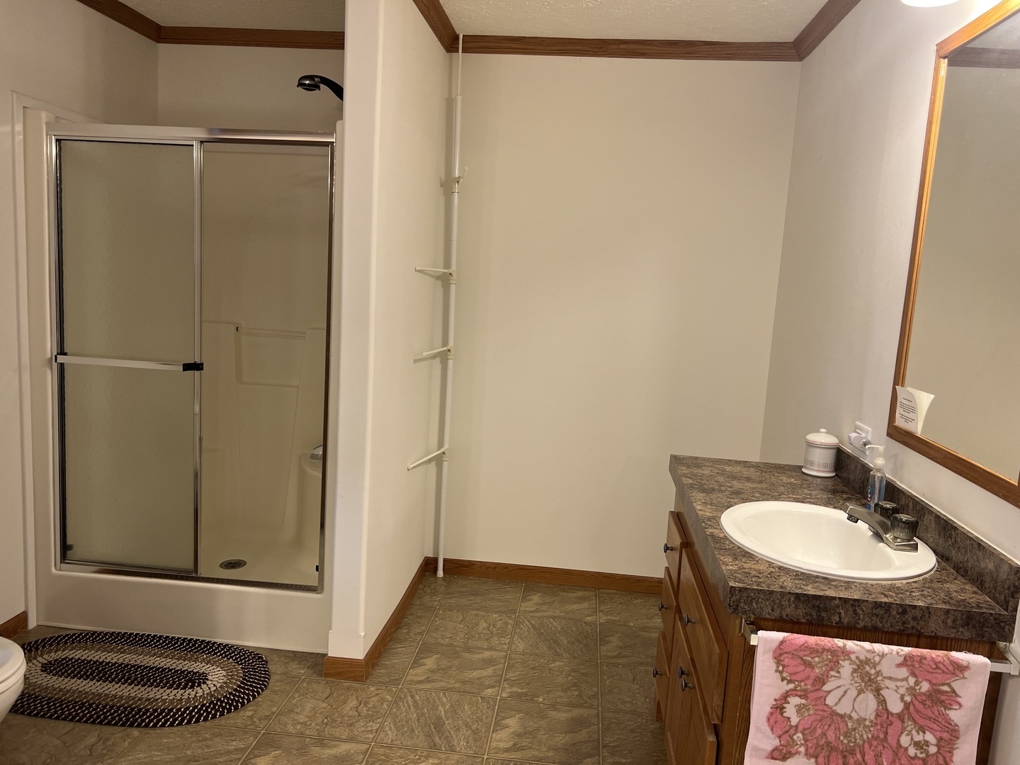 405 James Road Elwood, IL 60421 - Photo 16 of 27 a bathroom with a sink and a mirror