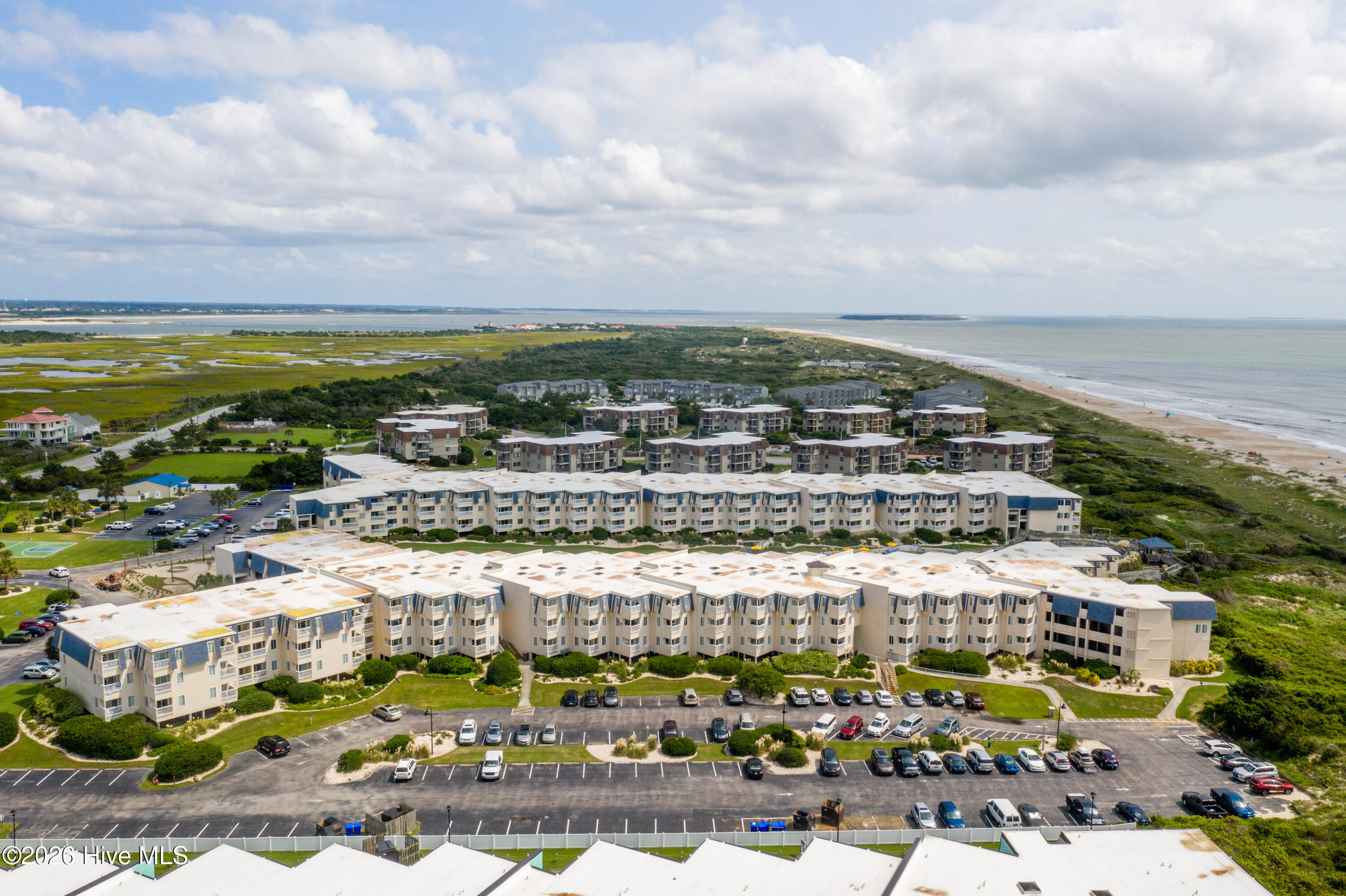 1904 East Fort Macon Road, Unit 307 Atlantic Beach, NC 28512 - Photo 31 of 37 1904 e fort drone view 2