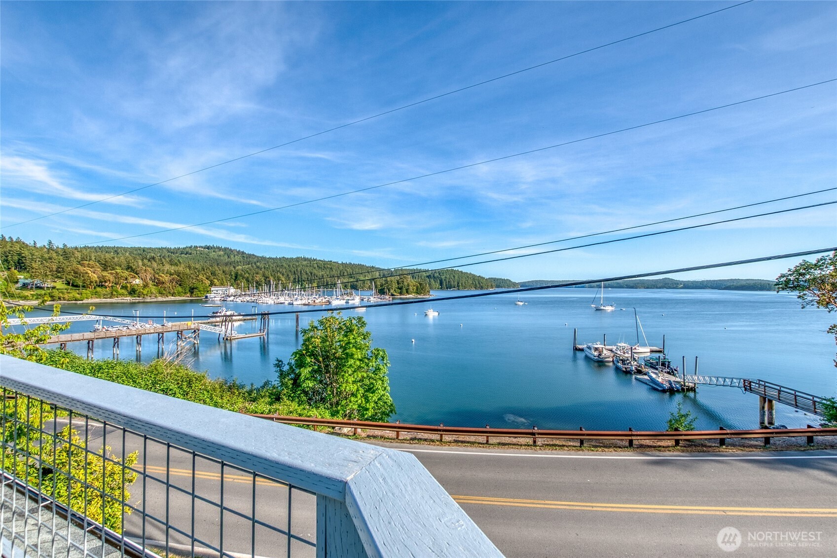 942 Deer Harbor Road Orcas Island, WA 98245 - Photo 35 of 40 a view of a lake from a balcony