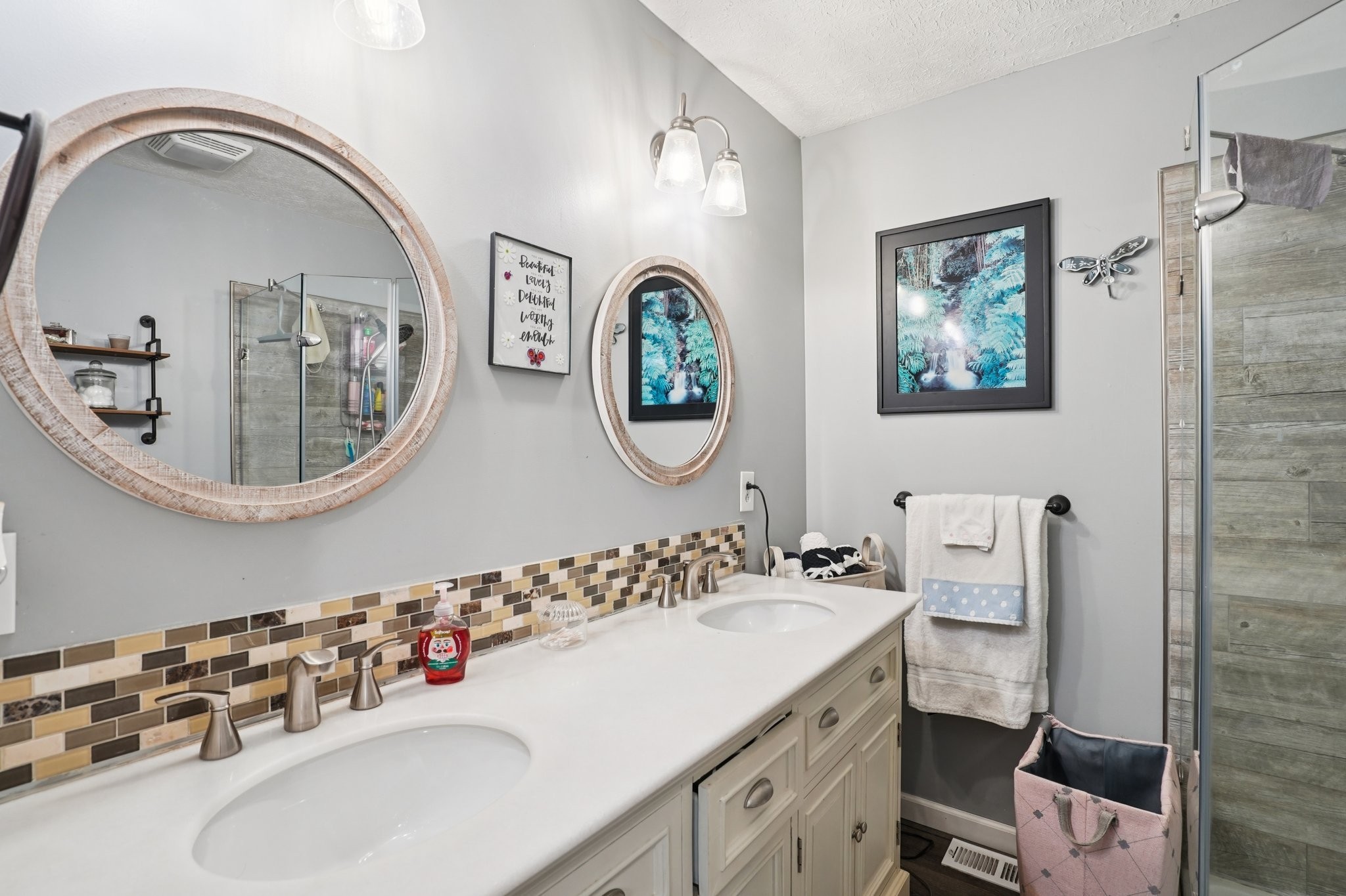 7559 Scottsville Road Lafayette, TN 37083 - Photo 18 of 42 a bathroom with a sink and a mirror