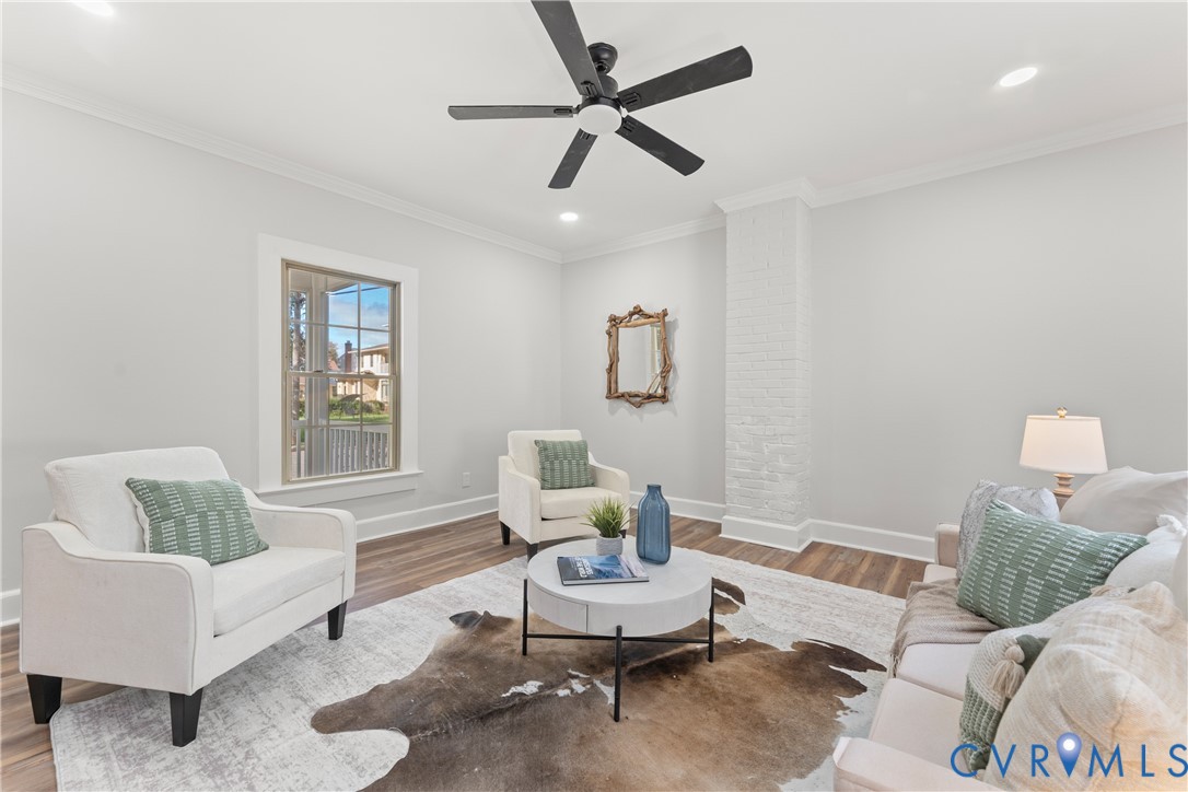 428 3rd Street West Point, VA 23181 - Photo 8 of 49 a living room with furniture and a window