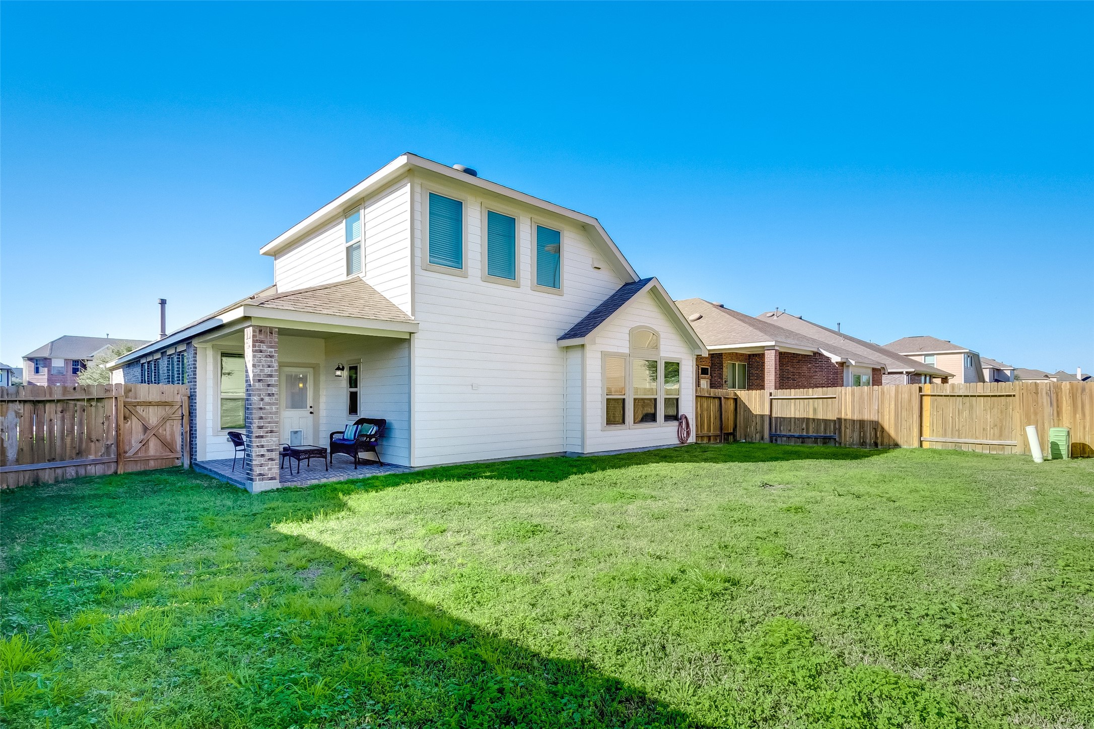 1531 Kent Valley Lane Rosenberg, TX 77471 - Photo 35 of 37 a view of a house with a yard and deck