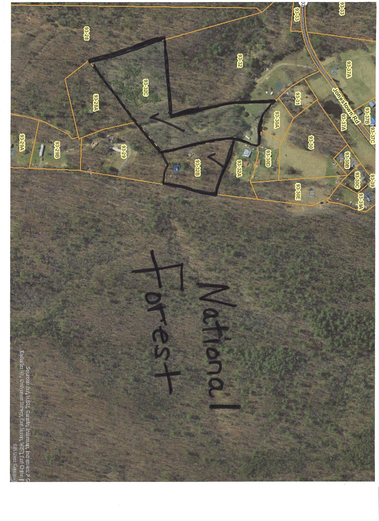 303 Jonestown Road Covington, VA 24426 - Photo 23 of 23 303 Jonestown aerial view jpeg