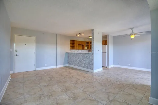 a view of an entryway with a window