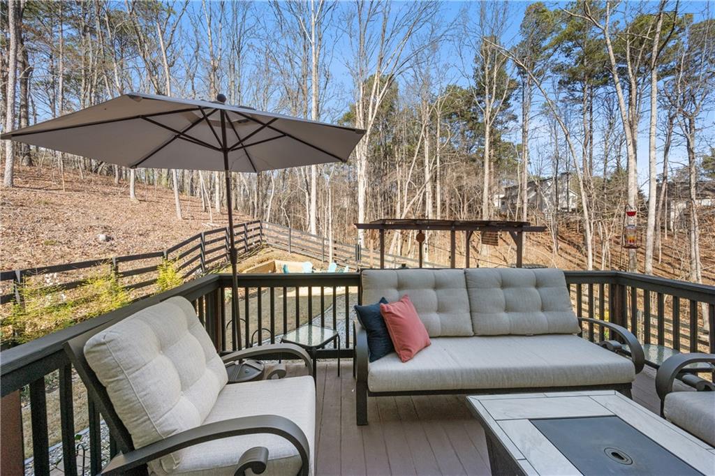 129 Boulder View Court Dallas, GA 30157 - Photo 36 of 43 a view of a chairs in the roof deck