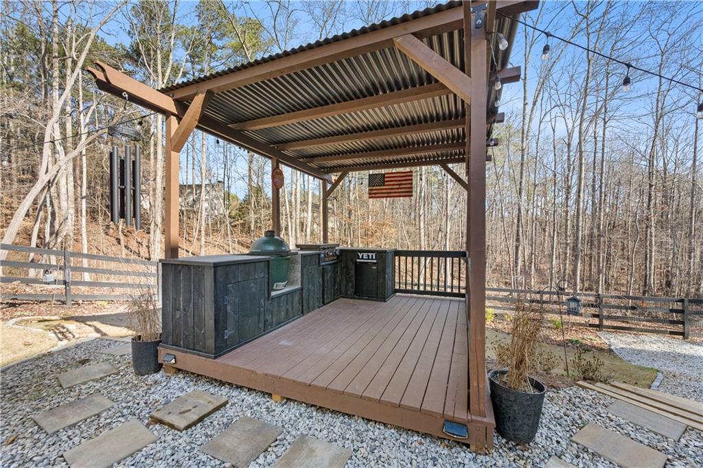 129 Boulder View Court Dallas, GA 30157 - Photo 37 of 43 a view of balcony with wooden floor
