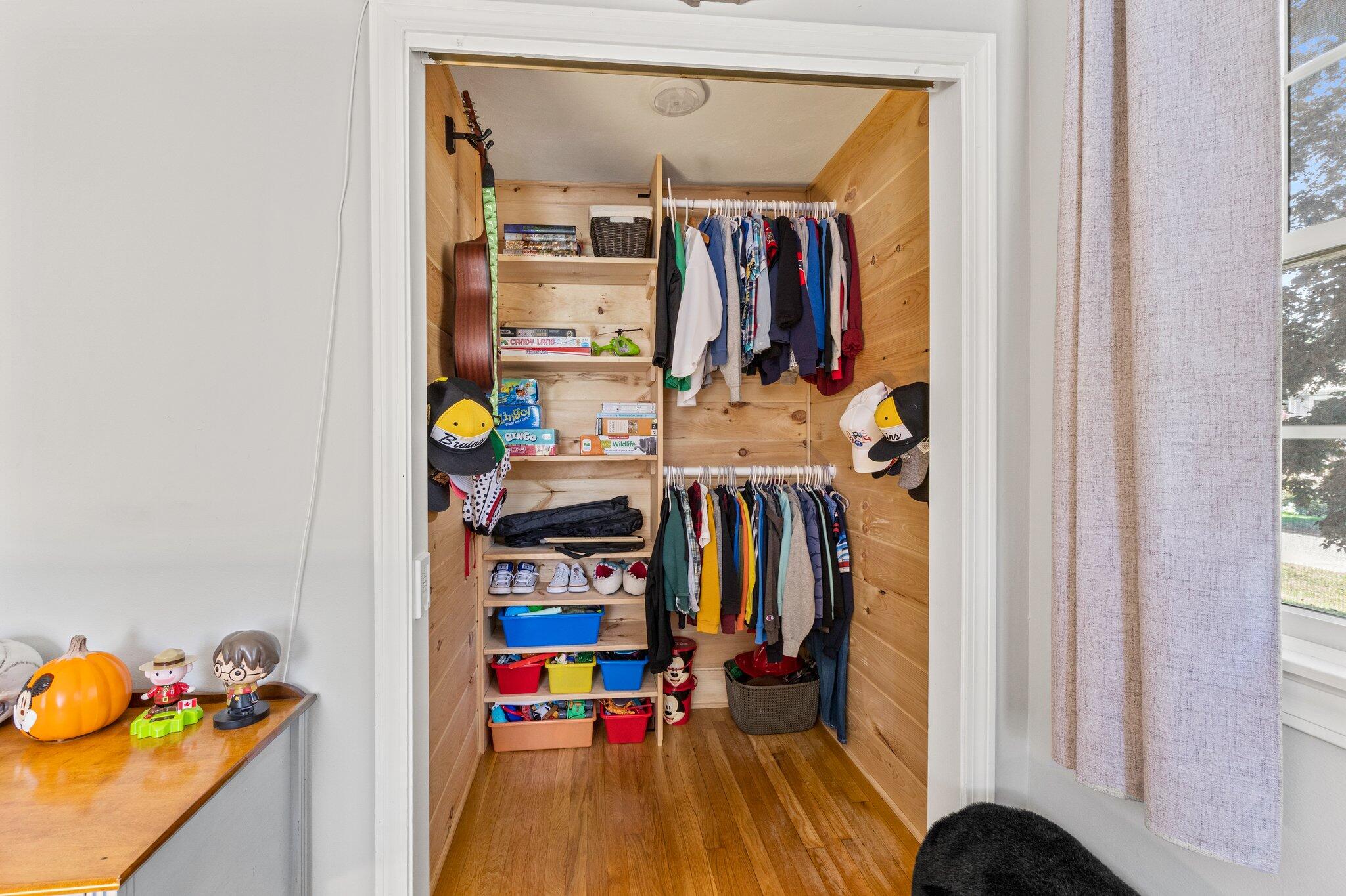 39 Maddaket Lane Centerville, MA 02632 - Photo 20 of 36 a view of walk in closet with clothes and shoes