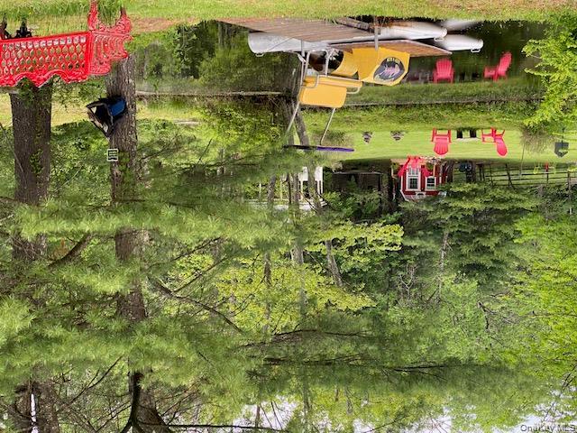 315 Thompsonville Road Monticello, NY 12701 - Photo 28 of 31 a view of backyard with outdoor seating and green space