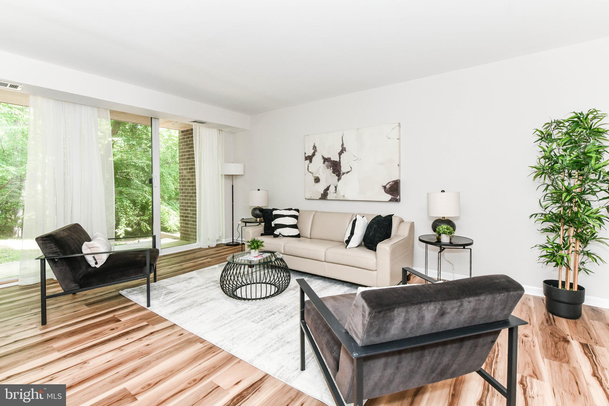 1523 Northgate Square Reston, VA 20190 - Photo 2 of 29 Huge living space with walk-out to patio!