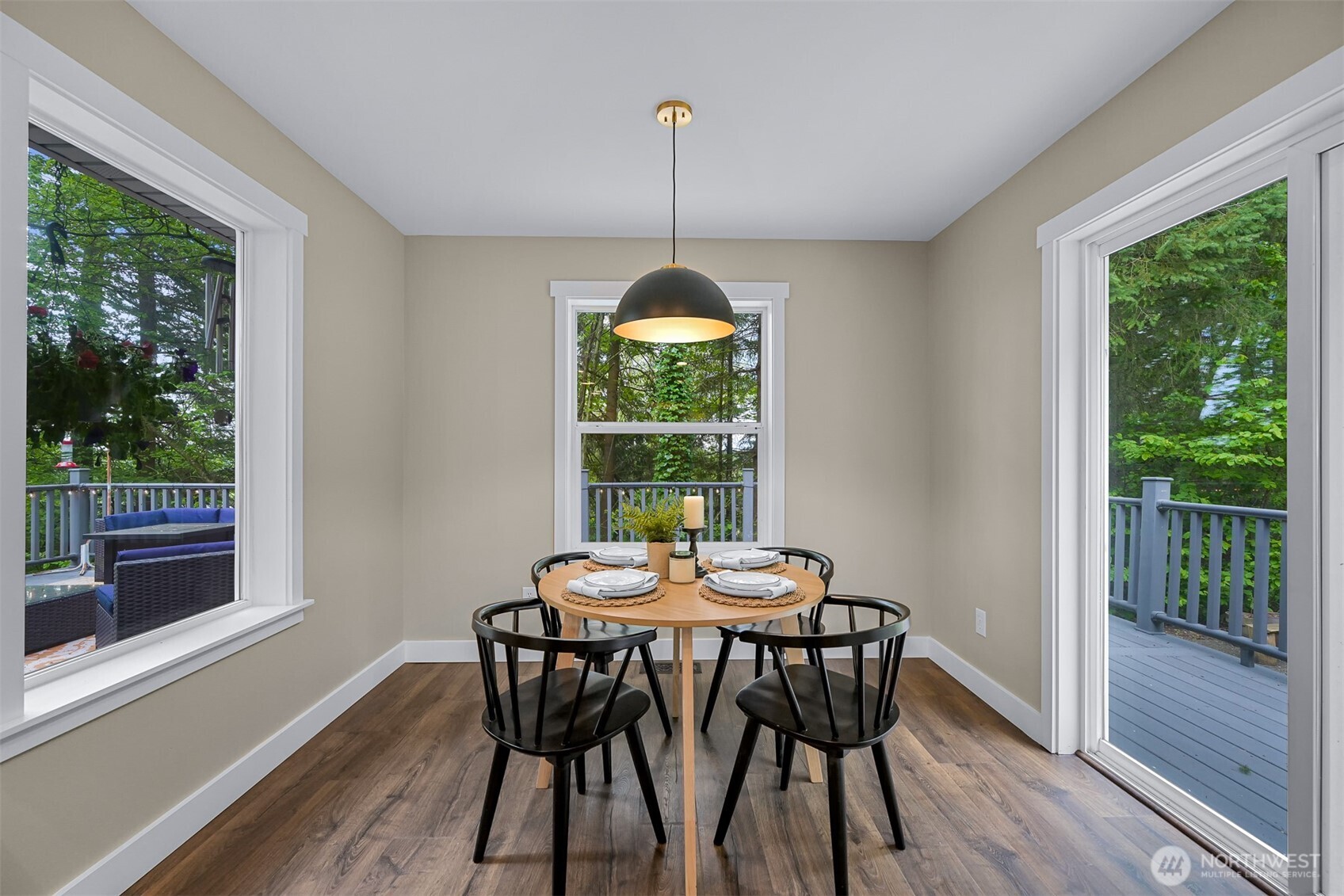 9111 Custer School Road Custer, WA 98240 - Photo 9 of 40 a dining room with furniture window wooden floor