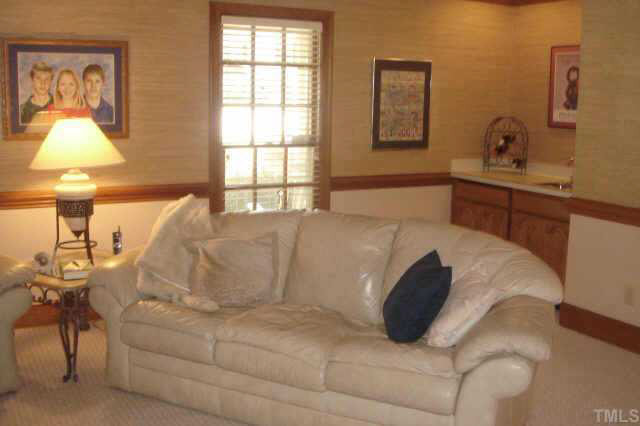 The wetbar in the living room is a great asset when entertaining. Other
