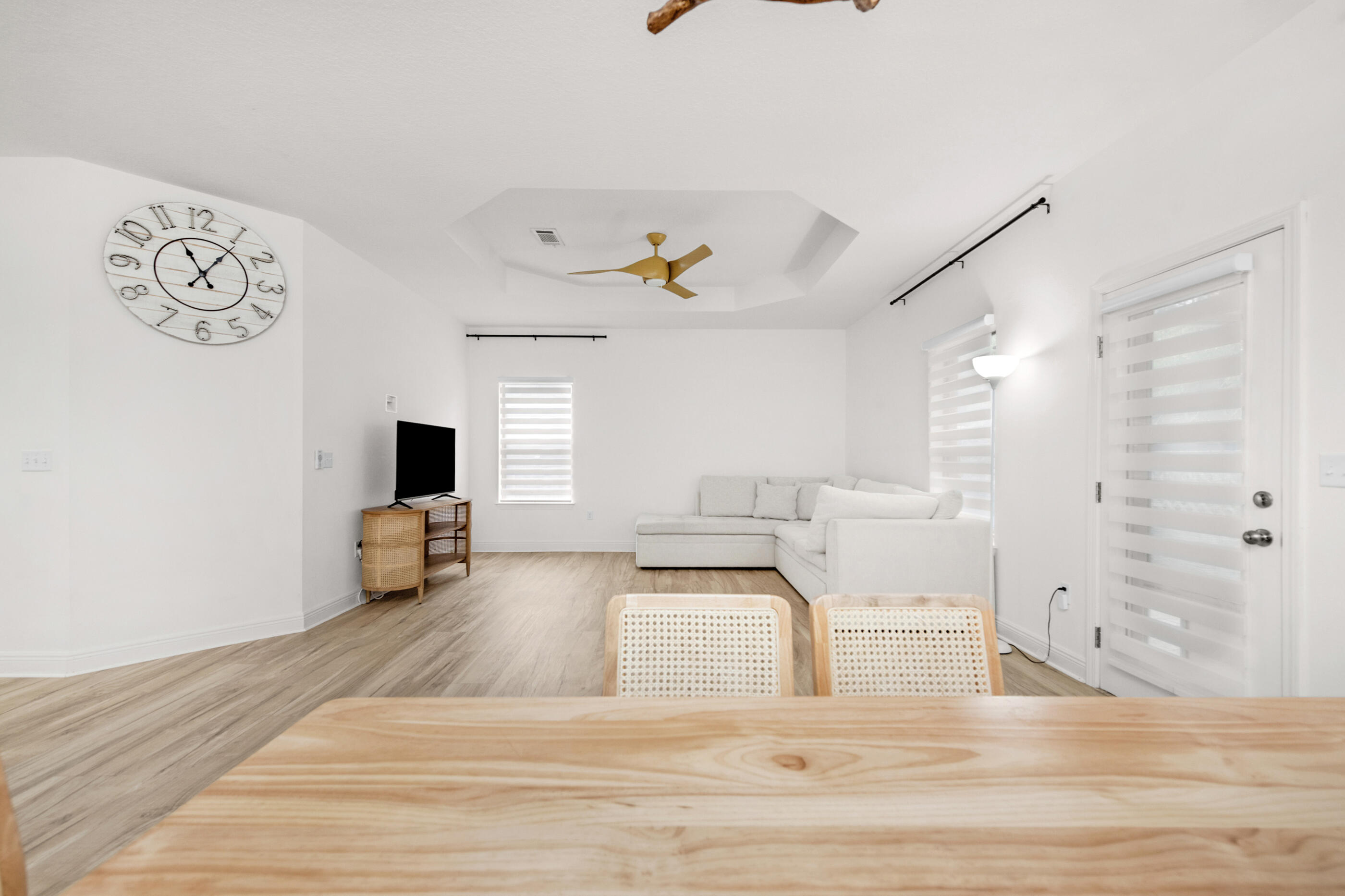 653 Red Fern Road Crestview, FL 32536 - Photo 7 of 34 a bedroom with a bed and a flat screen tv