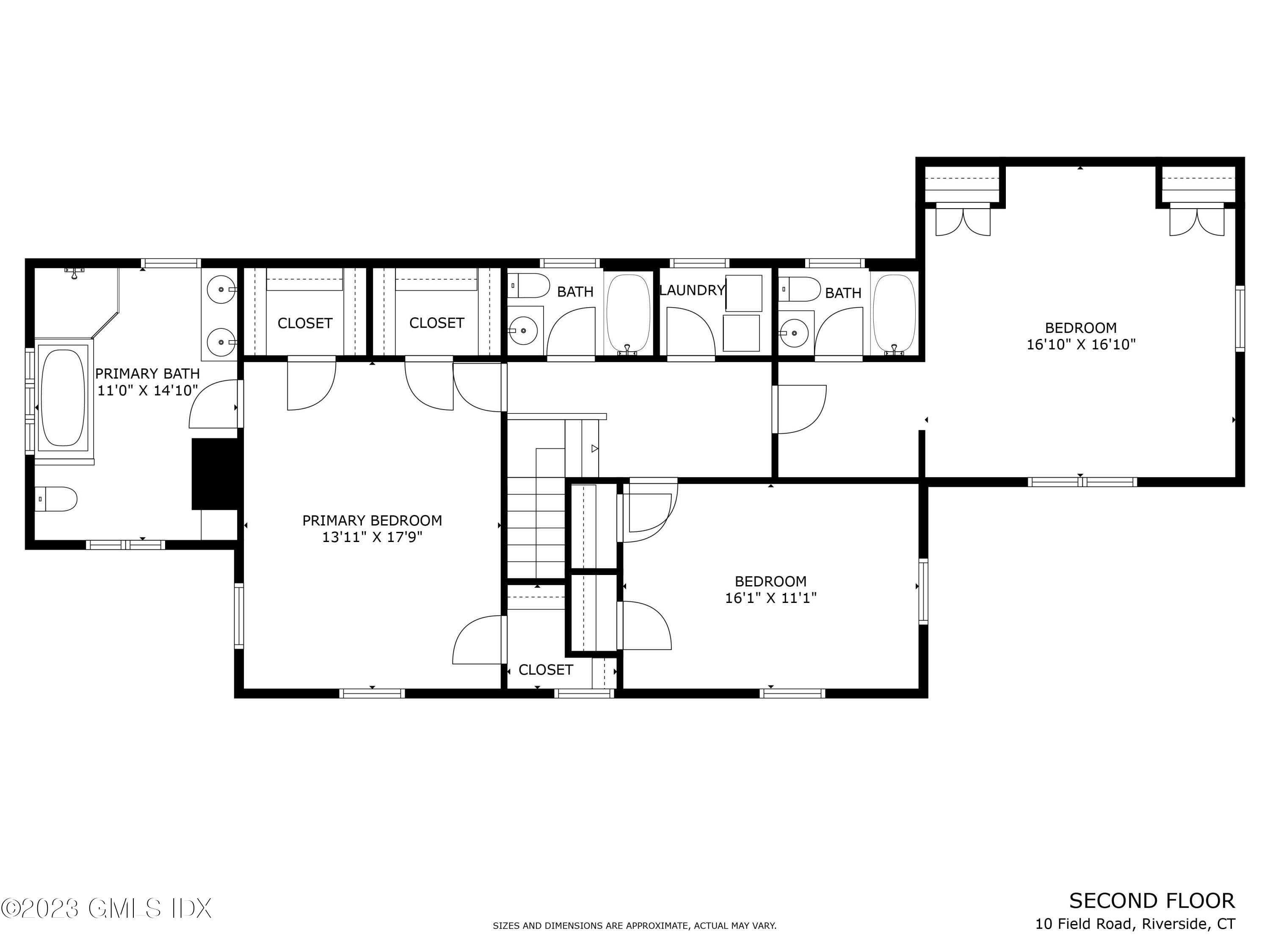 10 Field Road Riverside, CT 06878 - Photo 17 of 18 a picture of a bench in a white building
