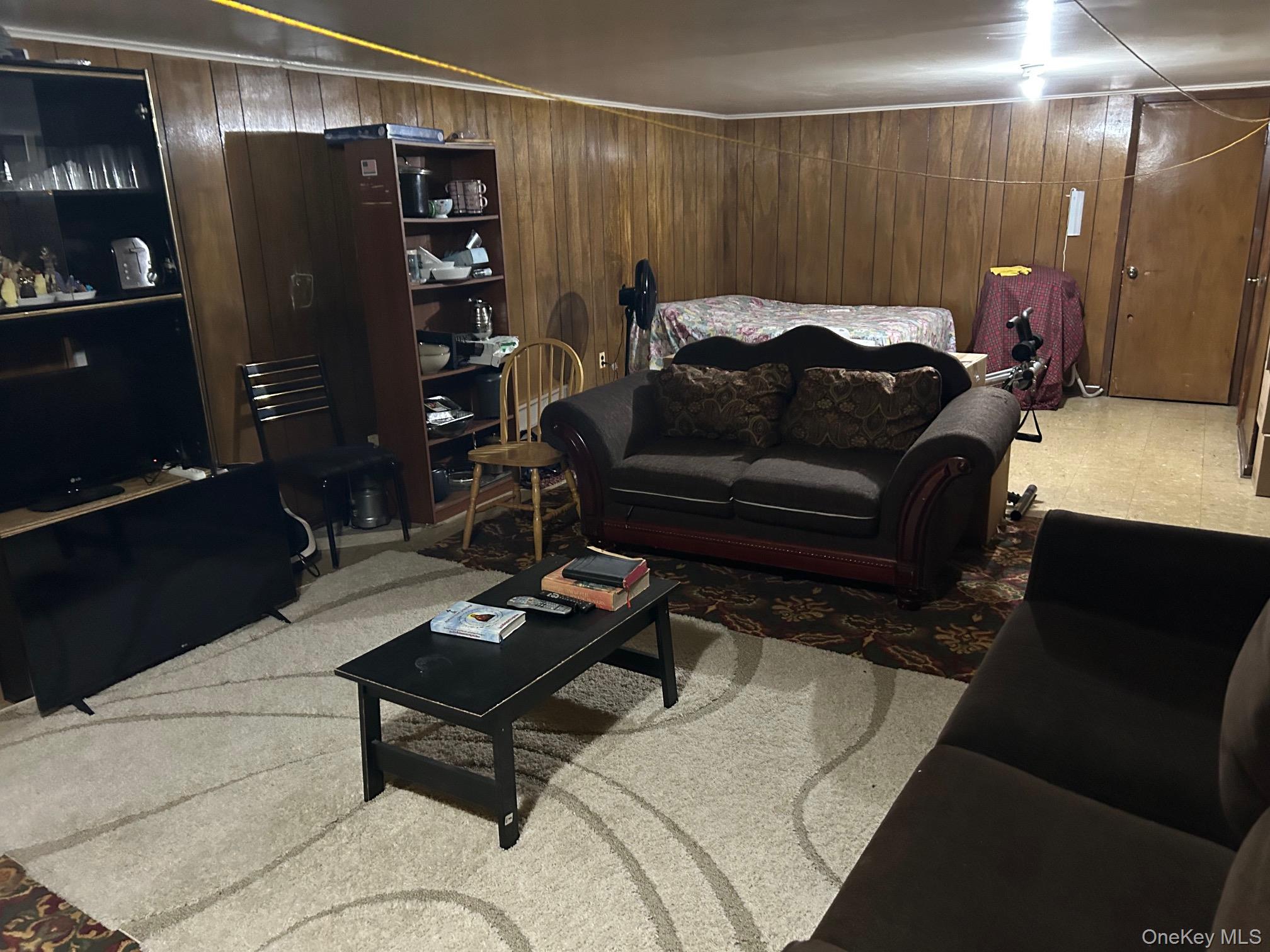 17 Sneden Place West, Unit 17 Spring Valley, NY 10977 - Photo 25 of 29 Living room featuring wooden walls and light flooring
