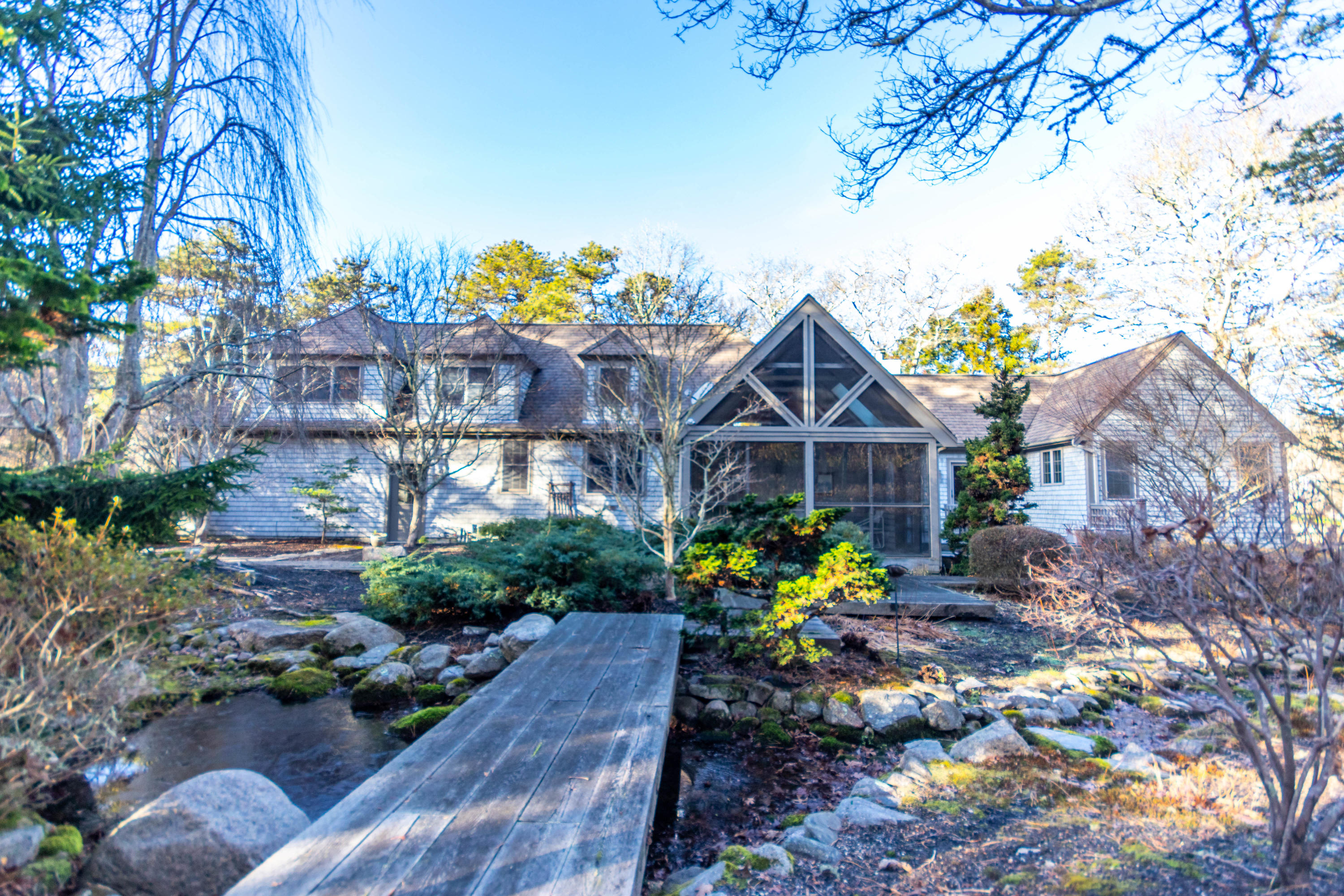 186 Cairn Ridge Road East Falmouth, MA 02536 - Photo 43 of 49 Walkway over water feature