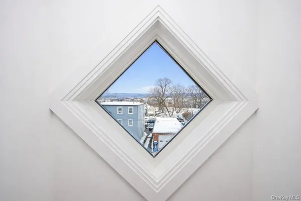 an empty room with window