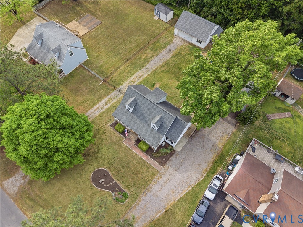 20108 Eugene Drive Sutherland, VA 23885 - Photo 37 of 41 an aerial view of a house with yard