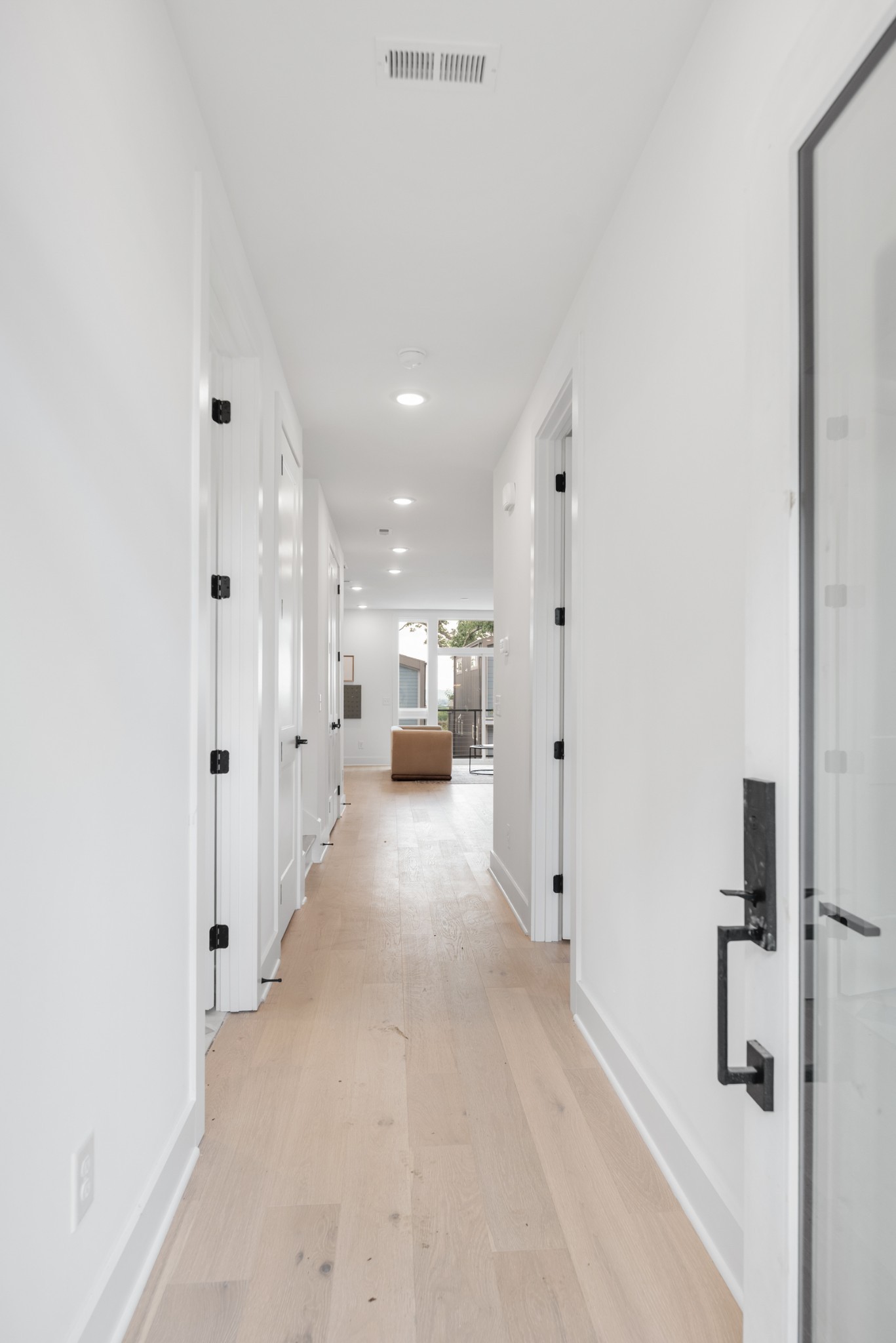 3021 Edwin Street Nashville, TN 37207 - Photo 17 of 48 a view of a hallway with wooden shelves