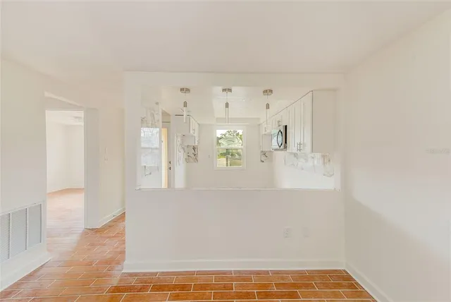 a view of an empty room