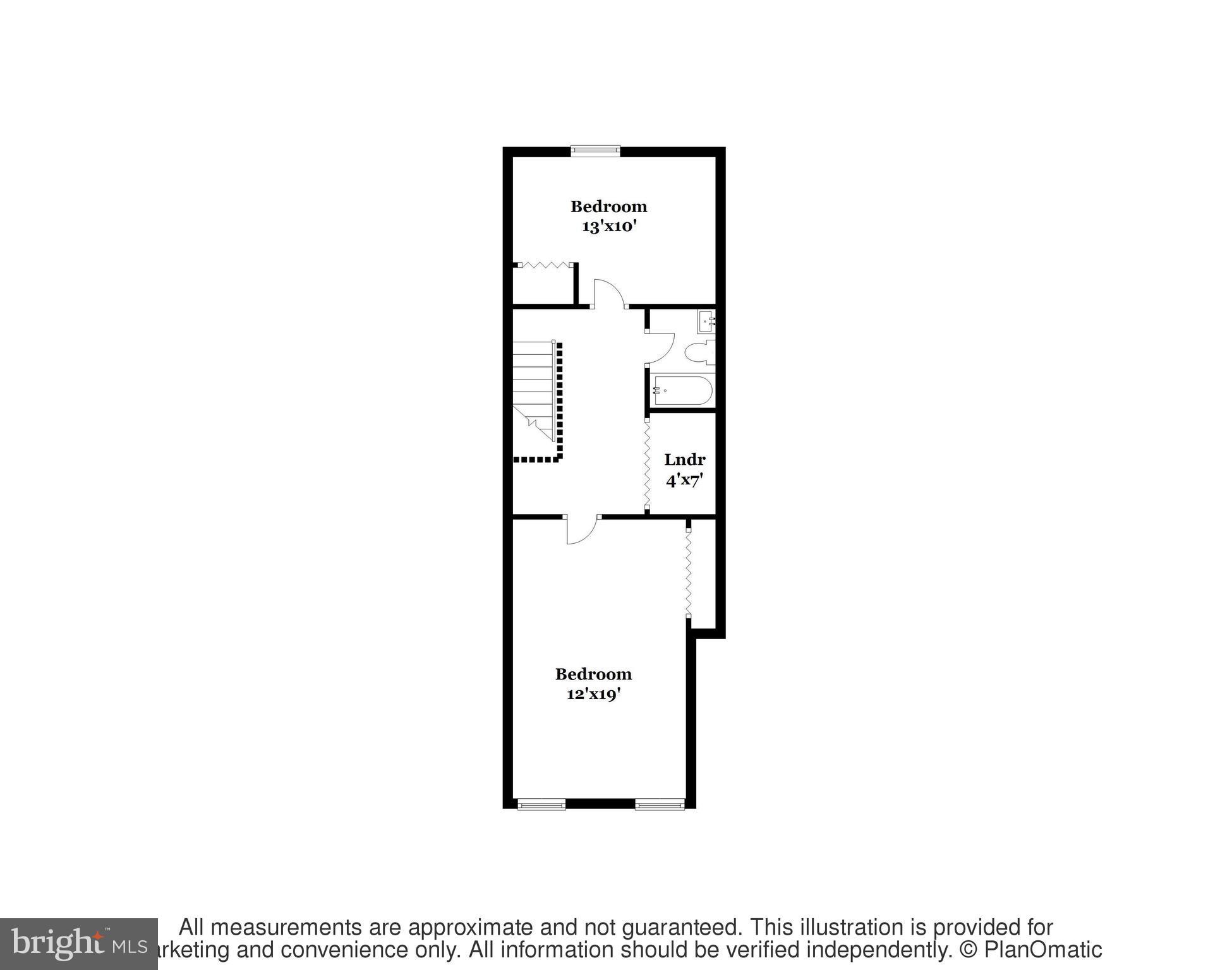415 W Street Northeast, Unit A Washington, DC 20002 - Photo 30 of 30 Floor Plan Top Floor