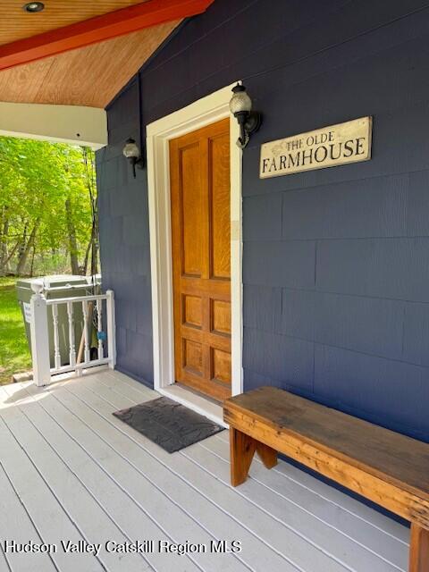 110 Maplecrest Road Windham, NY 12439 - Photo 10 of 73 a front door view of a house