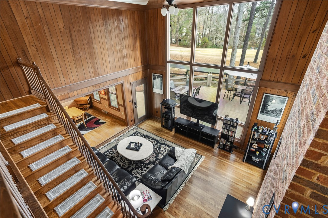 3613 Stoney Ridge Road Midlothian, VA 23112 - Photo 31 of 50 a view of a living room and wooden floor