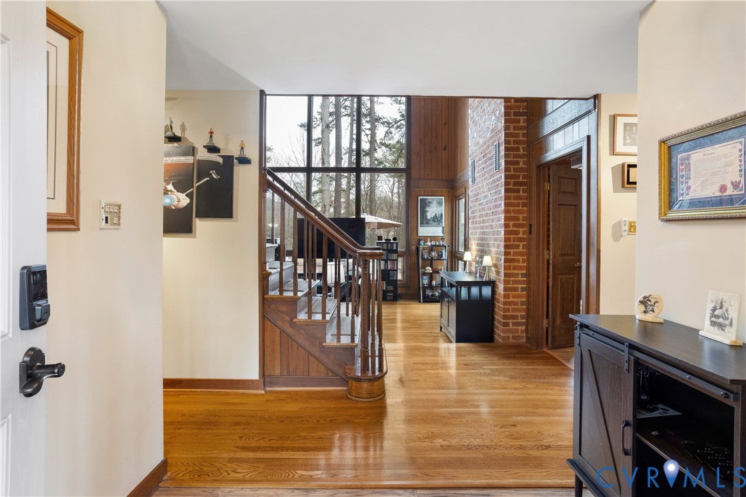 3613 Stoney Ridge Road Midlothian, VA 23112 - Photo 4 of 50 a view of entryway and hall with wooden floor