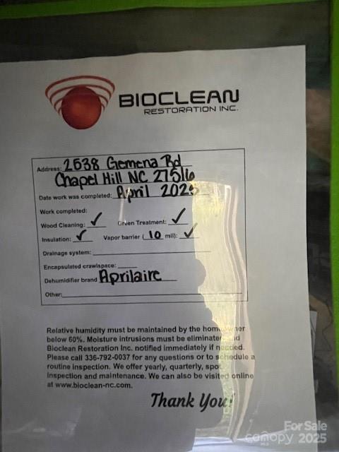 2538 Gemena Road Chapel Hill, NC 27516 - Photo 15 of 21 a view of entryway