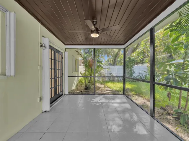 a view of a back yard of the house