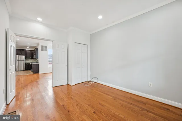 wooden floor in an empty room