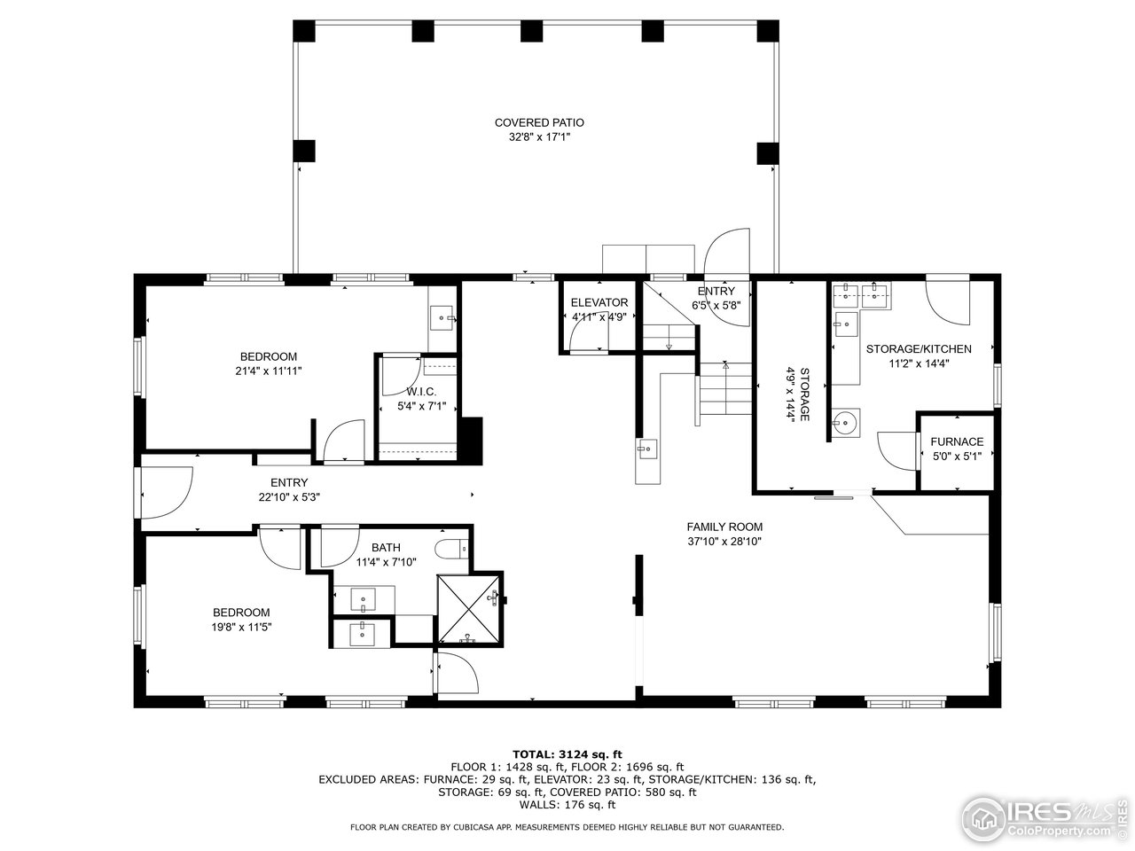 210 South 4th Street Sterling, CO 80751 - Photo 50 of 50 Lower Level Floor Plan