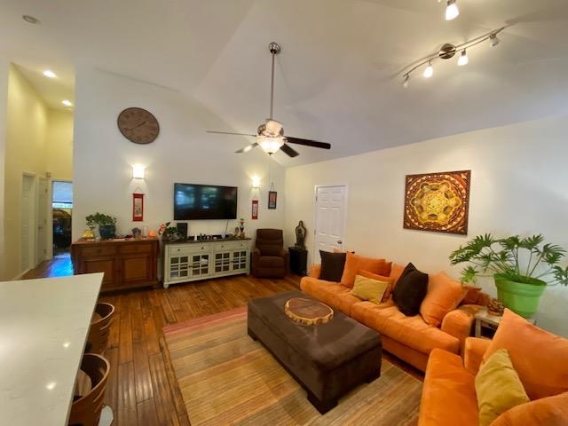 30 Olinda Road Makawao, HI 96768 - Photo 4 of 30 a living room with furniture and a flat screen tv